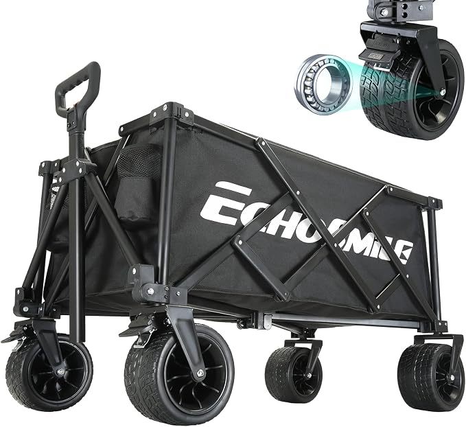 EchoSmile Collapsible Folding Wagon Cart by EchoSmile