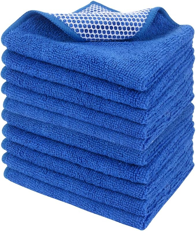 SINLAND Absorbent Microfiber Dish Cloth Dish Rags Best Kitchen Cloths Cleaning by SINLAND