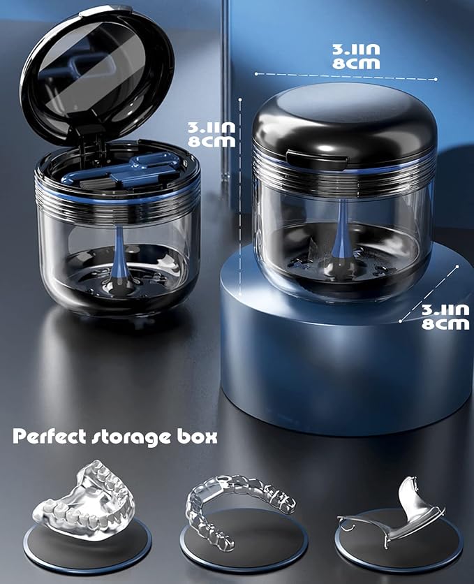 MURRI&MURRDI Retainer Case, Denture Bath Box - Image 3