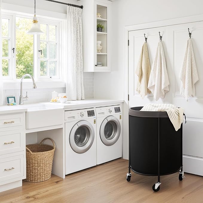 StorageWorks Rolling Laundry Basket, Laundry Hamper - Image 4