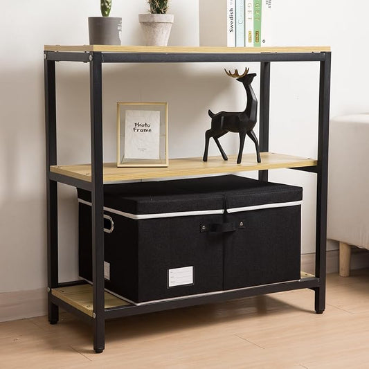 PRANDOM Storage Boxes with Lids Fabric Collapsible Storage Bins Organizer - Image 2