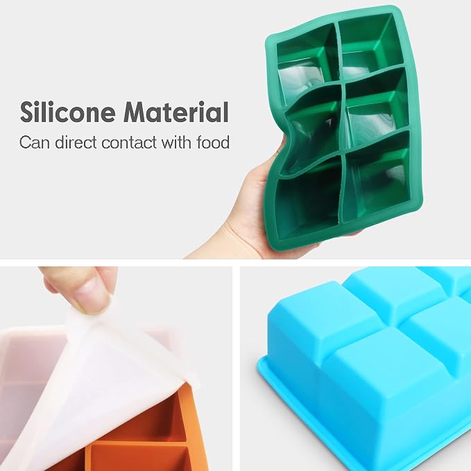 Silicone Ice Cube Trays 3 Pack - Image 3