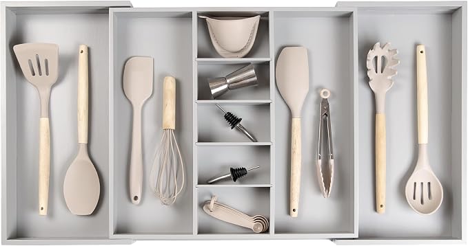 KitchenEdge Adjustable Kitchen Drawer Organizer by KitchenEdge