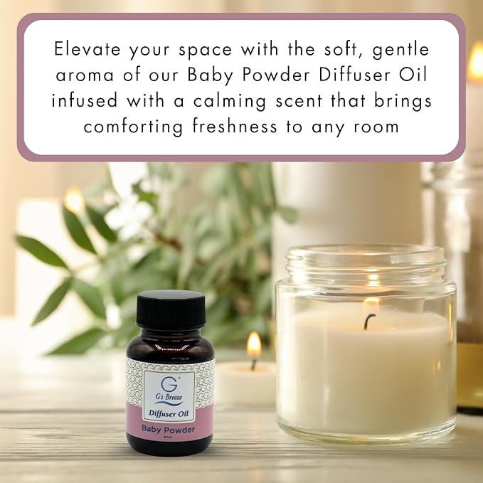 G's Breeze Baby Powder Diffuser Oil Refill - Image 6