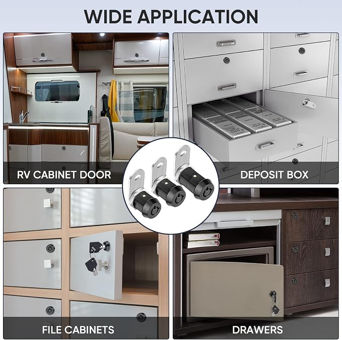 PTEROMY 2 Pack Cabinet Lock - Image 7