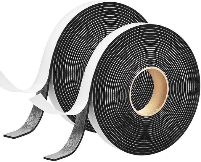 Seal Foam Tape, 1/2 Inch W x 1/16 Inch T Weather Stripping by YIJUHOU
