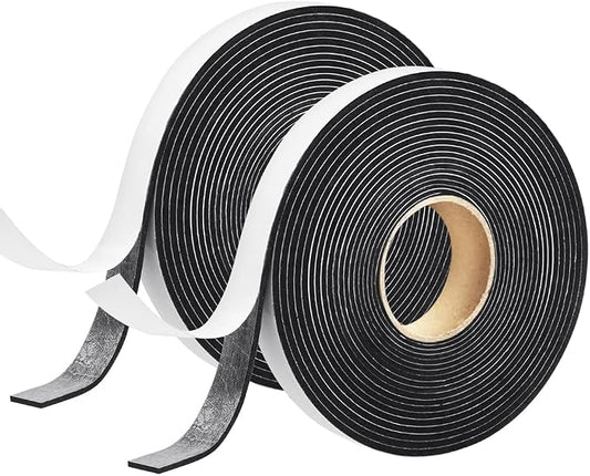 Seal Foam Tape, 1/2 Inch W x 1/16 Inch T Weather Stripping by YIJUHOU