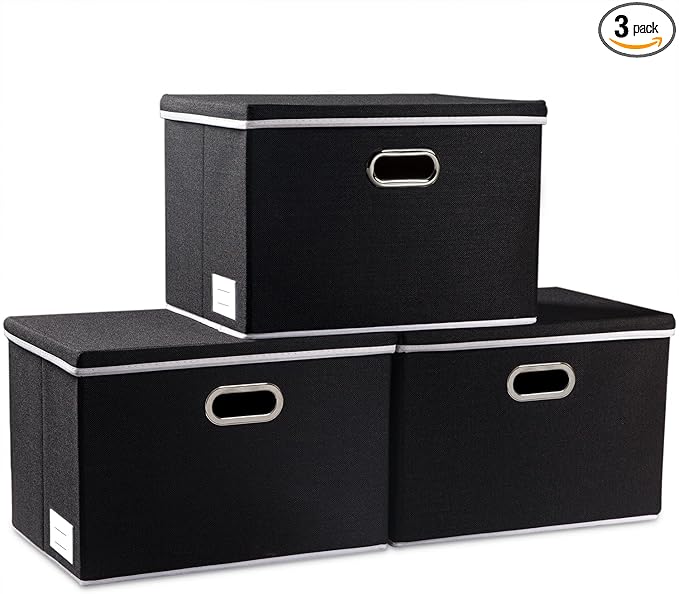 PRANDOM Extra Large Collapsible Storage Bins by Prandom