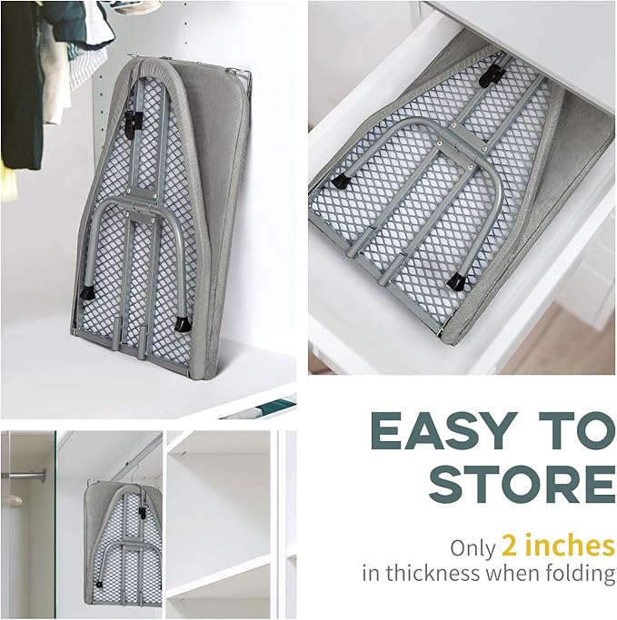 Metal Foldable Tabletop Ironing Board - Image 4