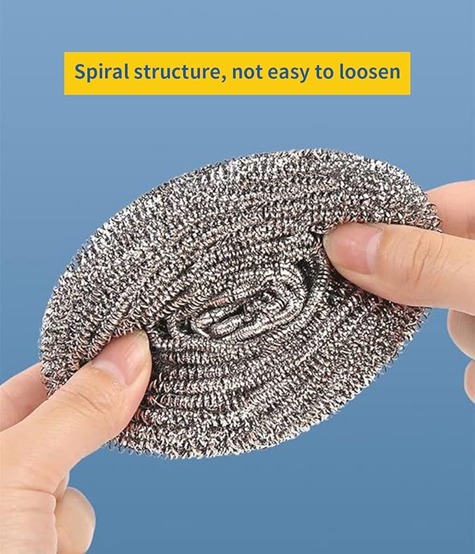 12Pcs Steel Wool Scrubber - Image 3