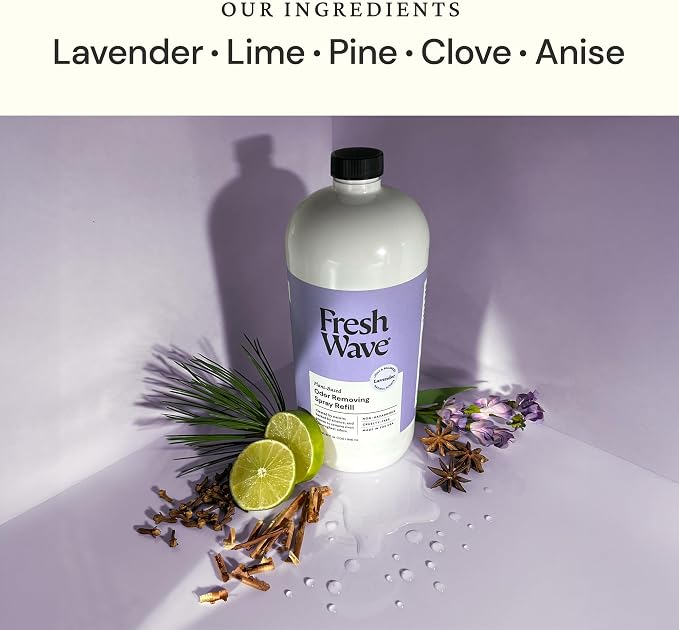 Fresh Wave Lavender Scent Odor Eliminator Spray & Air Freshener Refill - Image 2