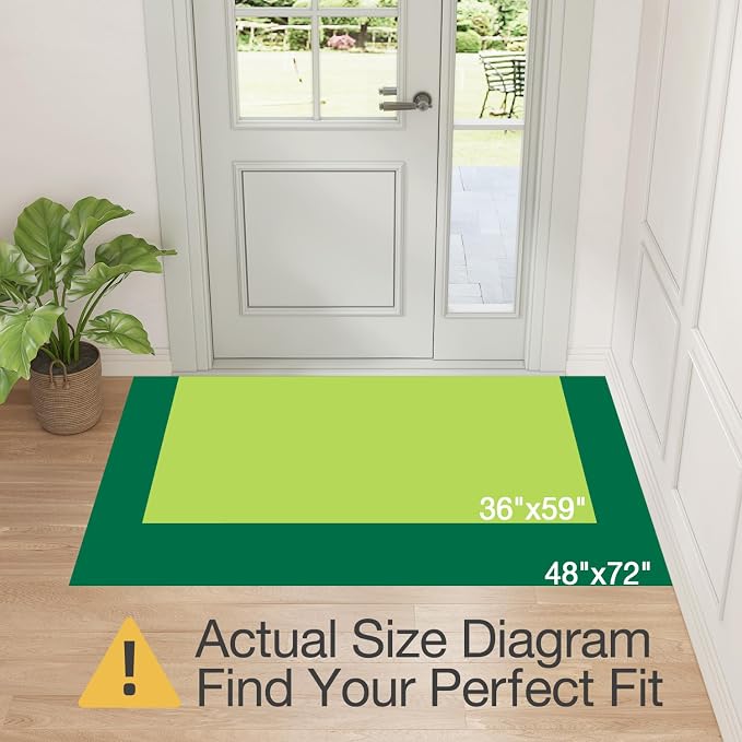 LUMI Ultra Thin Door Mat for Entryway, Easy Clean Welcome Entrance Mat for - Image 2