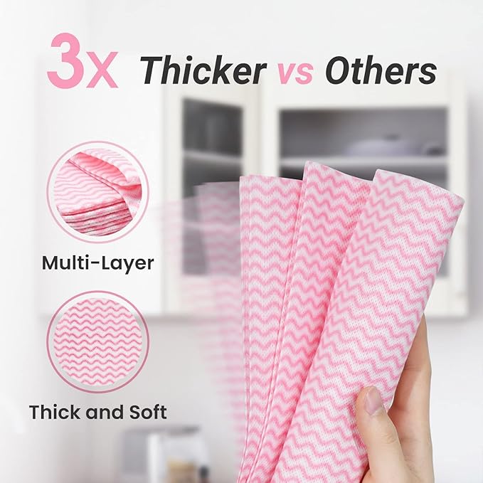 Disposable Dish Cloths Paper Towels, Domestic Cleaning Towels - Image 3