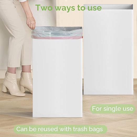 4 Pack Extra Large Disposable Trash Cans, Reusable Portable Garbage Can - Image 5