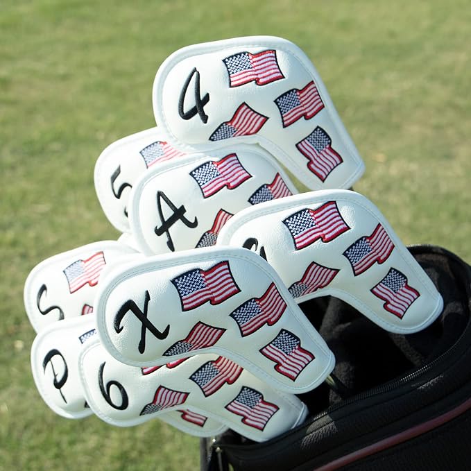 US Flag Golf Iron Covers Headcovers - Image 5