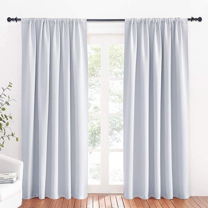 RYB HOME Large Curtains for Living Room 84 inches Length, W 70 x L 84, 2 Panels by RYBHOME
