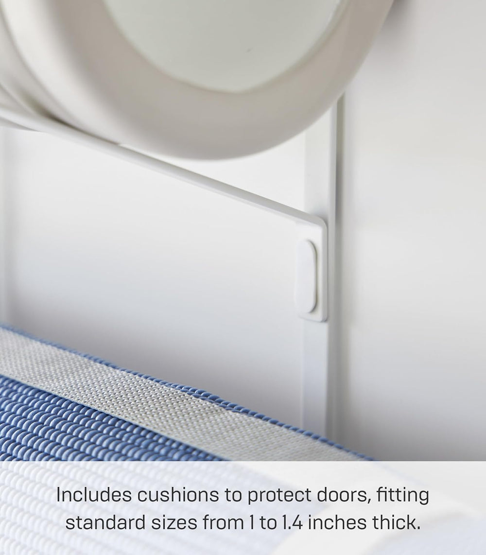 YAMAZAKI Home Tower Over-The-Door Yoga Mat Storage Hanger - 3-Tier Organizer ...