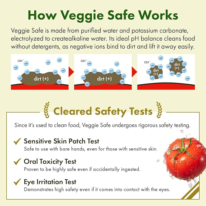 "Veggie Safe" Food Cleaning Solution Spray, 1 BottlePerfect - Image 8