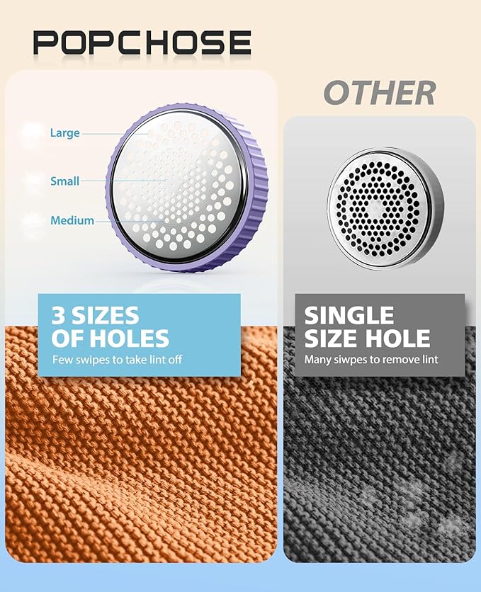 POPCHOSE Fabric Shaver, Lint Remover - Image 9