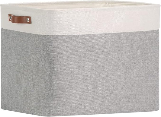 DULLEMELO Storage Baskets Large 16"x12"x12" Tall Rectangular Baskets Fabric by DULLEMELO