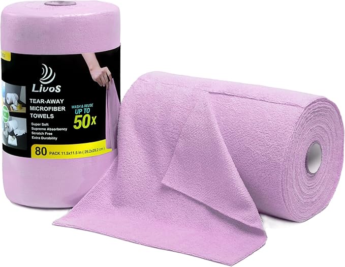 LIVOS Microfiber Cleaning Cloth Roll by LIVOS