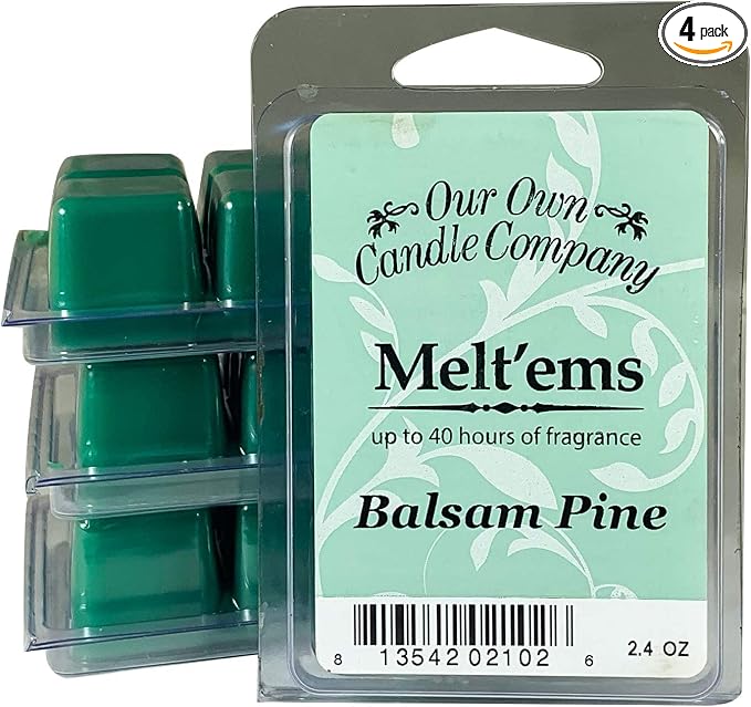 Our Own Candle Company Premium Wax Melt, Balsam Pine, 6 Cubes, 2.4 oz by OurOwnCandleCompanycandles