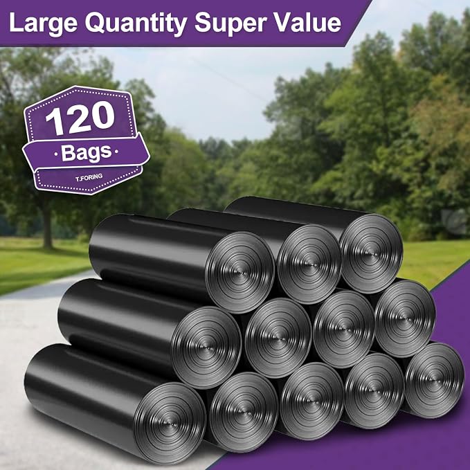35-40 Gallon Black Trash Bags 120 Count - Image 6