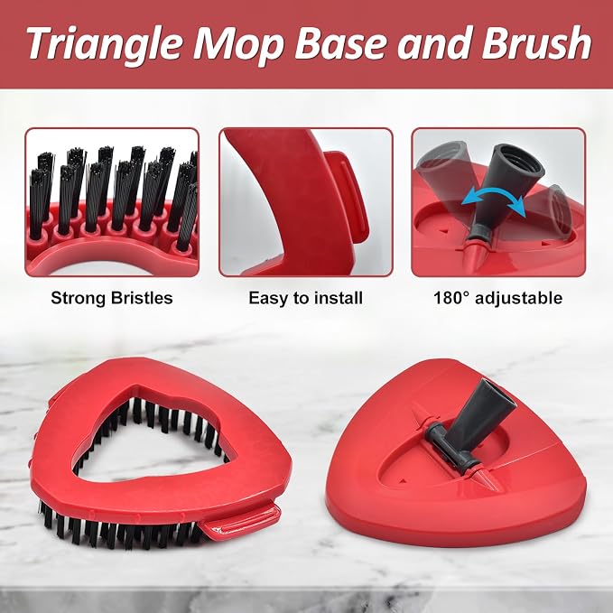 Mop Heads Replacements, Scrubber Head, Base and Pedal Bearing Replacement Combo - Image 5