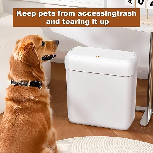 funest 2 Pack Bathroom Trash Can - Image 3