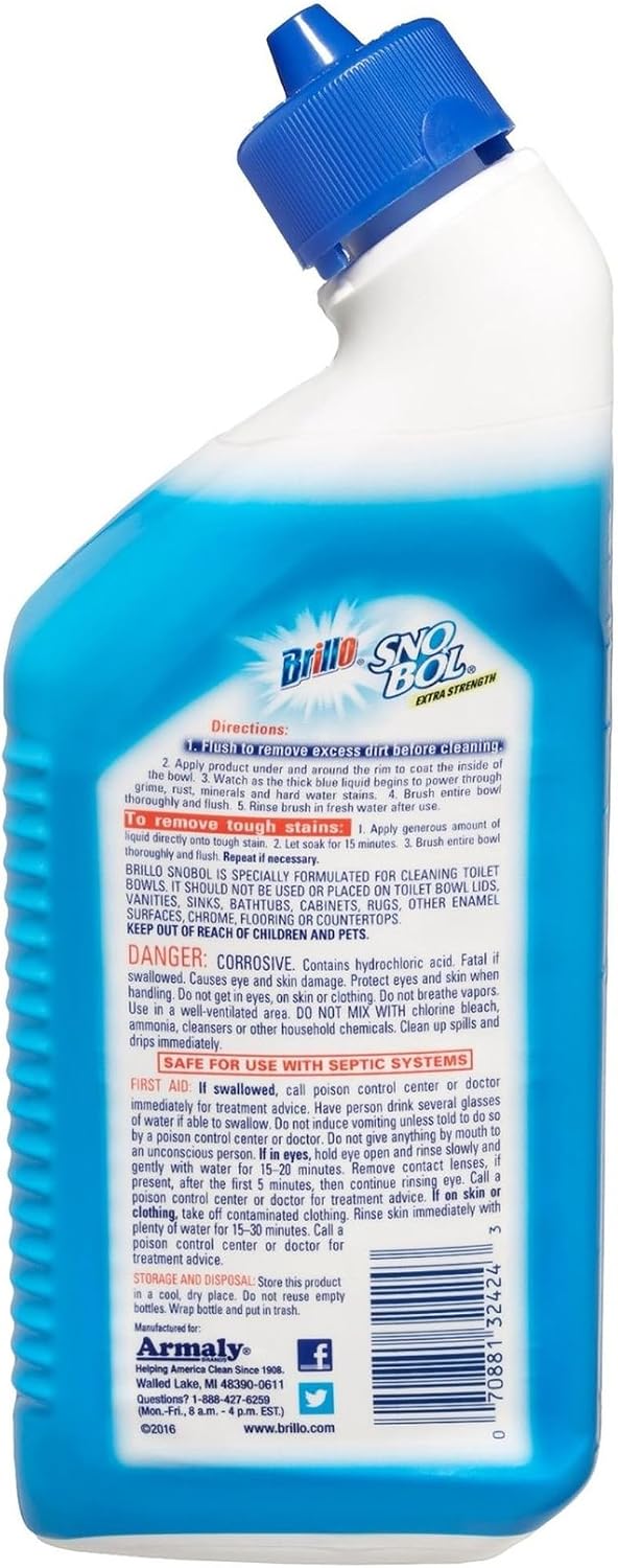Brillo SnoBol Extra Strength Toilet Bowl Cleaner 24 Fl Oz (Pack of 1)