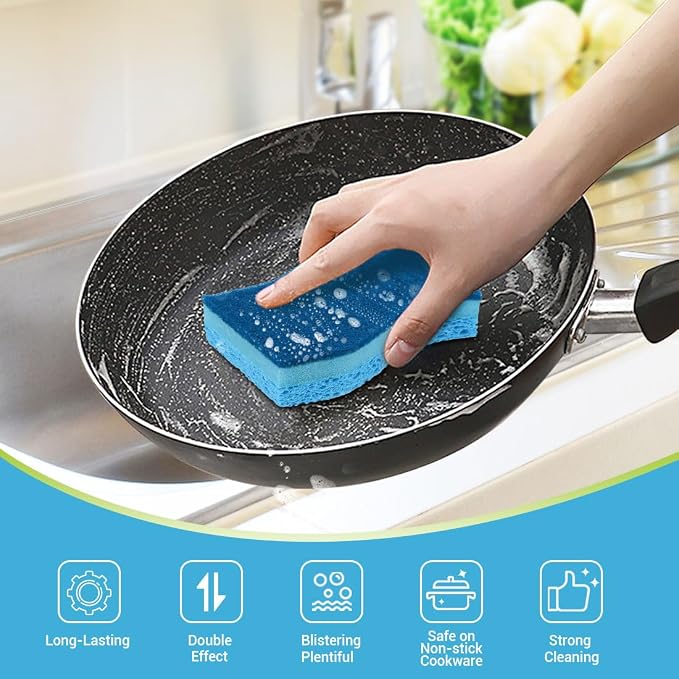 AIDEA Sponges Kitchen, Non-Scratch Scrub Sponge, Sponges - Image 2