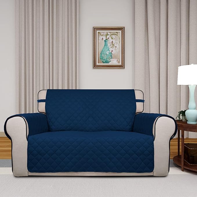 PureFit Reversible Quilted Sofa Cover, Water Resistant Medium Slipcover - Image 2