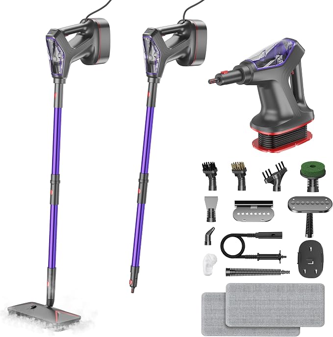 Steam Mop for Floor Cleaning, Heavy Duty 29-in-1 Steam Cleaner for Home by Unknown