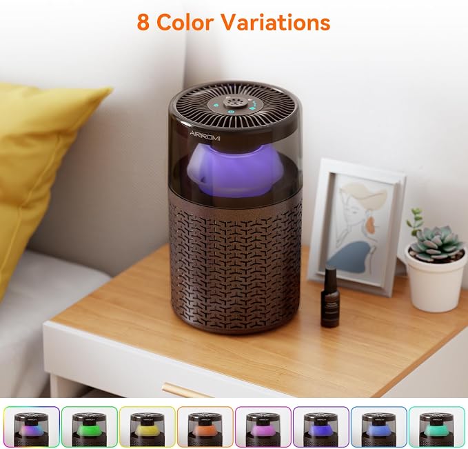 AIRROMI Air Purifiers for Bedroom Home, Activated Carbon Filter Cleaner - Image 2