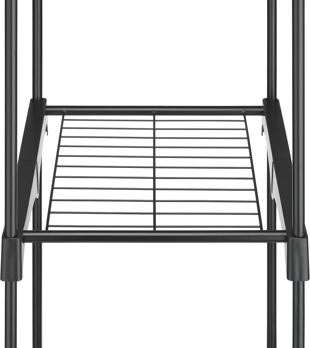 Whitmor Deluxe Double Rod Freestanding Closet Heavy Duty Storage Organizer