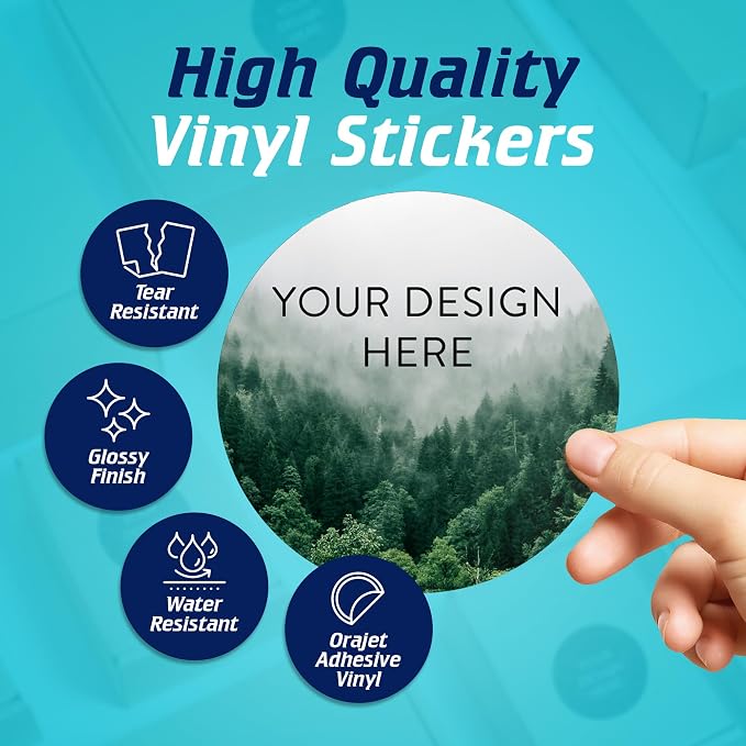 100 Custom Vinyl Stickers - Image 3