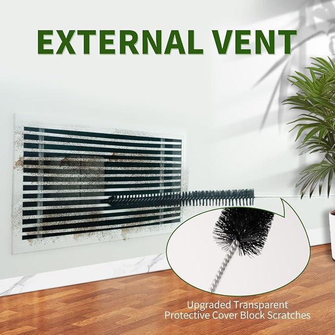 Dryer Lint Brush Vent Cleaner 30 inch Refrigerator Coil Cleaning Brushes - Image 5