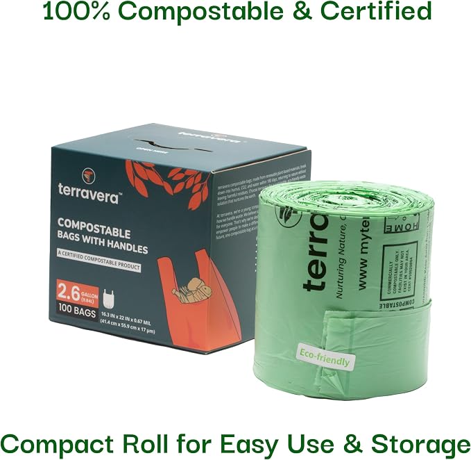 2.6 Gallon Compostable Food Scrap Bags - Image 8
