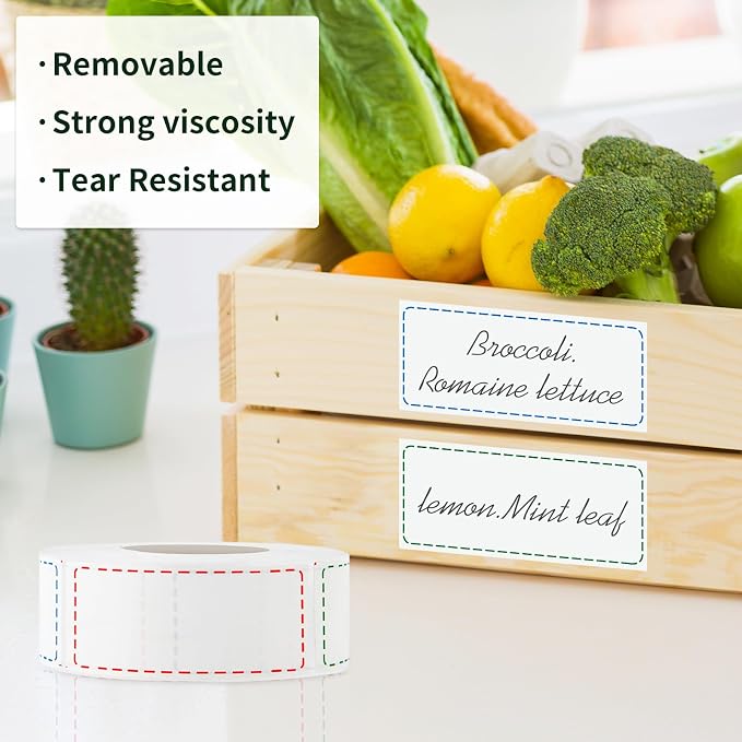 500 Removable Freezer Labels, 2x3 inches Water Oil Waterproof Stickers to Write - Image 3