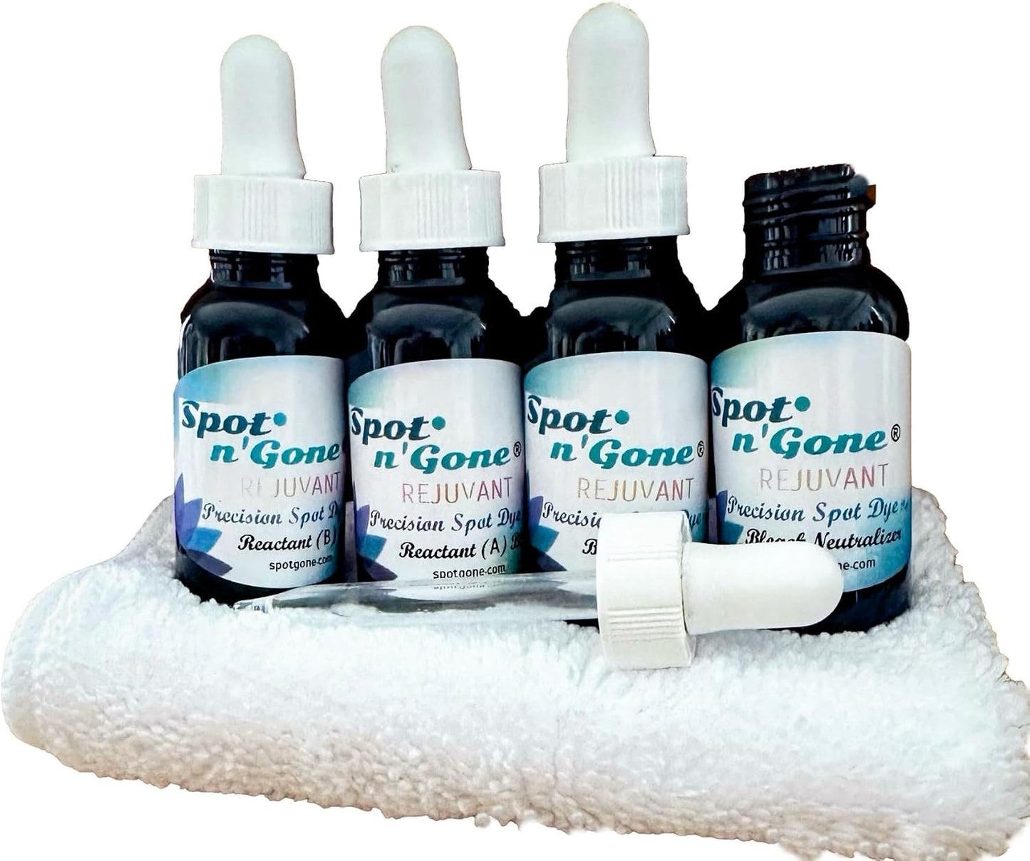 Bleachstain® Precision Carpet Spot Dye Kit | Bleach Stain Repair Kit | for Spots and Drips Smaller Than Pea Size | for All Medium Shades and Colors of Nylon and Wool Carpeting..