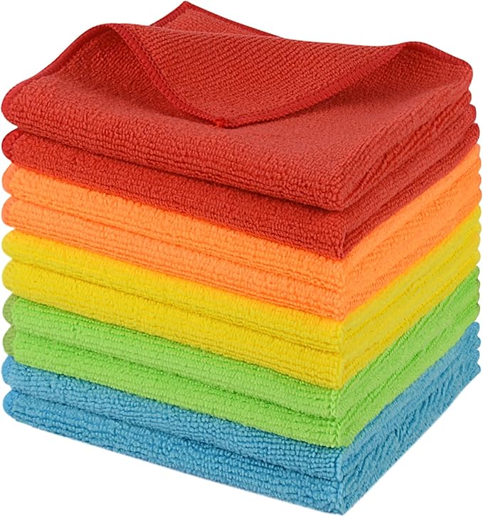 SINLAND Microfiber Dish Cloth for Washing Dishes Rags Best Kitchen Washcloth by SINLAND