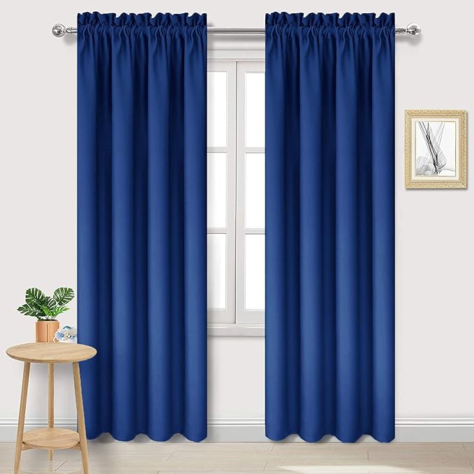 DWCN Blackout Curtains Room Darkening Thermal Insulated Bedroom Curtains Window by DWCN