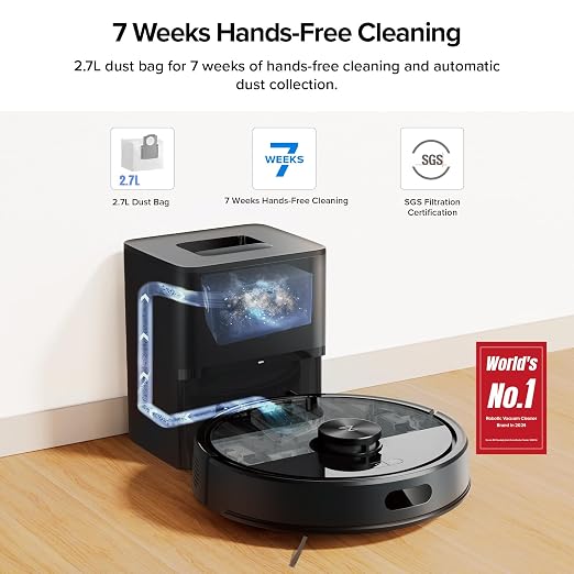 roborock Q7 M5+ Robot Vacuum and Mop, Upgraded from Q5 Max+, 7 Weeks - Image 2