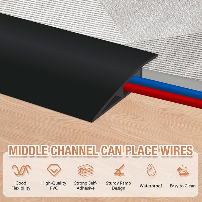 Floor Transition Strip Self Adhesive Vinyl Door Threshold - Image 3