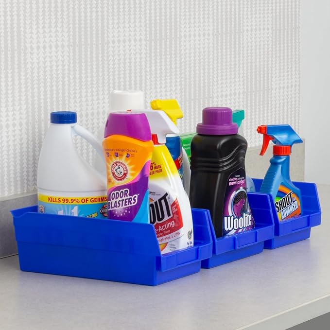 Akro-Mils 30130 Plastic Shelf Bins, Heavy Duty Storage Bins