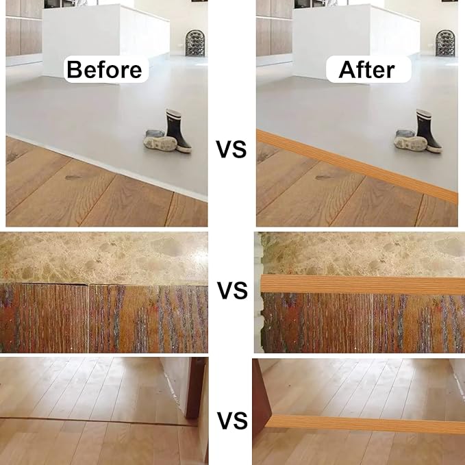 Floor/Door Flat Transition Strip & Self Adhesive Floor Vinyl Floor Edge Trim - Image 4