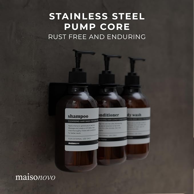 MaisoNovo Shampoo and Conditioner Dispenser - Image 4