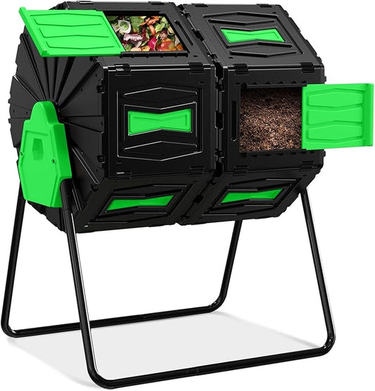 Compost Tumbler, Easy Assemble & Efficient Outdoor Compost Bin, 45 Gallon/170 by MARCYTOP