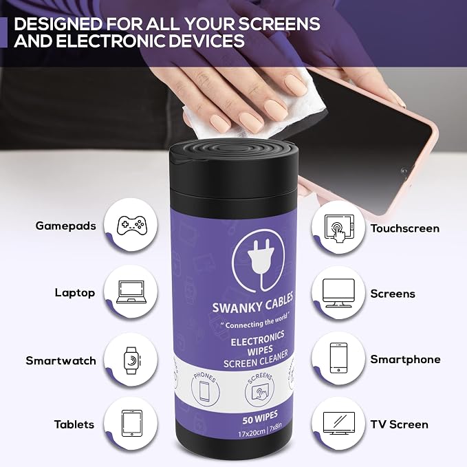 Screen Cleaner Wipes: Electronic Wipes - Image 2