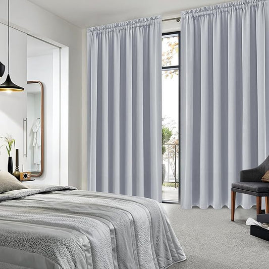 DWCN Blackout Curtains for Living Room Thermal Insulated, Energy Saving & Noise - Image 2